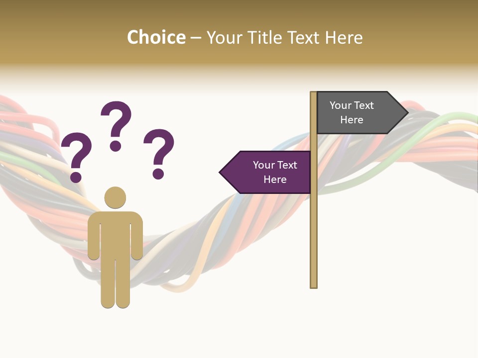 Electric Telecommunications White PowerPoint Template
