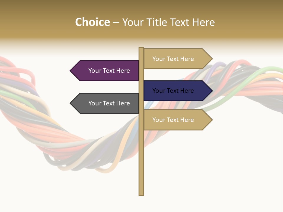 Electric Telecommunications White PowerPoint Template