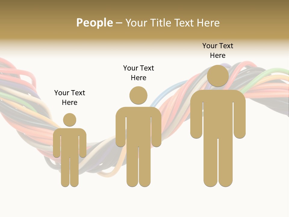Electric Telecommunications White PowerPoint Template