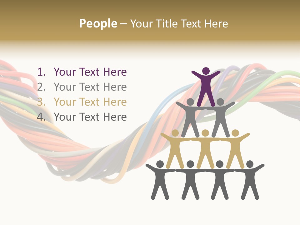 Electric Telecommunications White PowerPoint Template