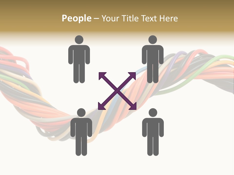 Electric Telecommunications White PowerPoint Template