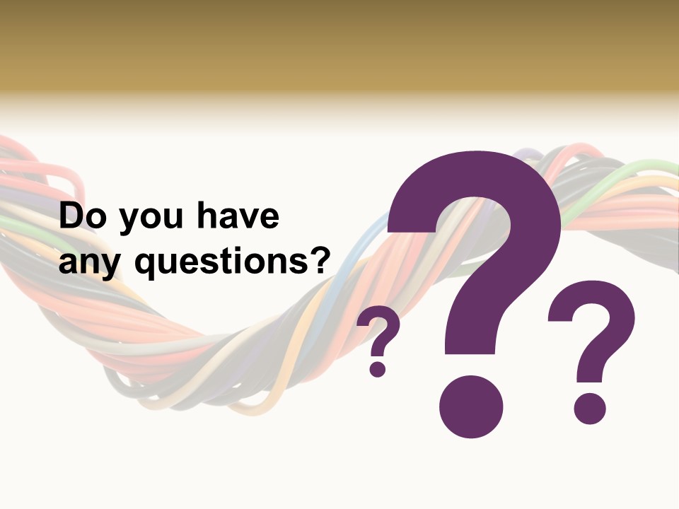 Electric Telecommunications White PowerPoint Template