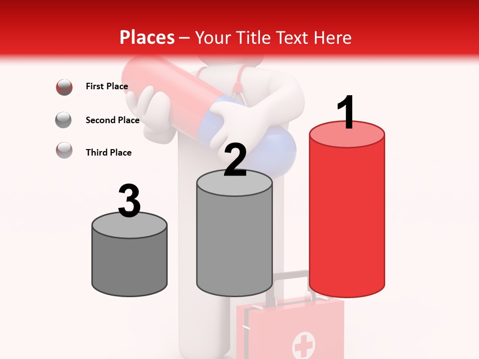 Paramedic Headache Isolated PowerPoint Template