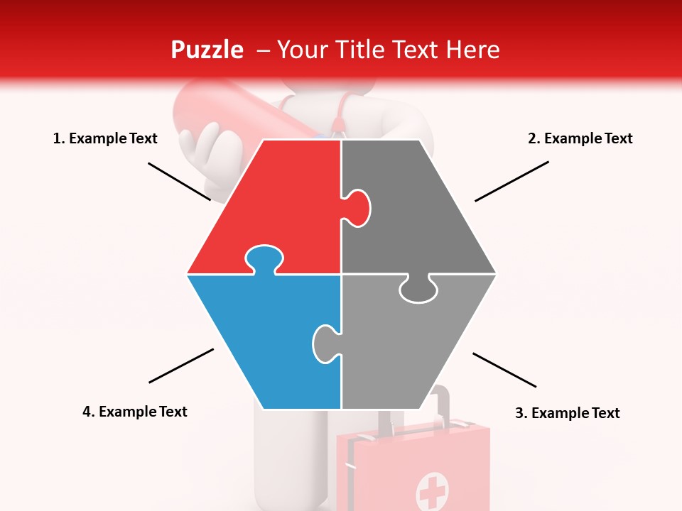 Paramedic Headache Isolated PowerPoint Template