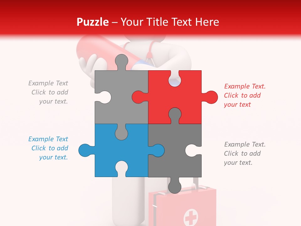 Paramedic Headache Isolated PowerPoint Template