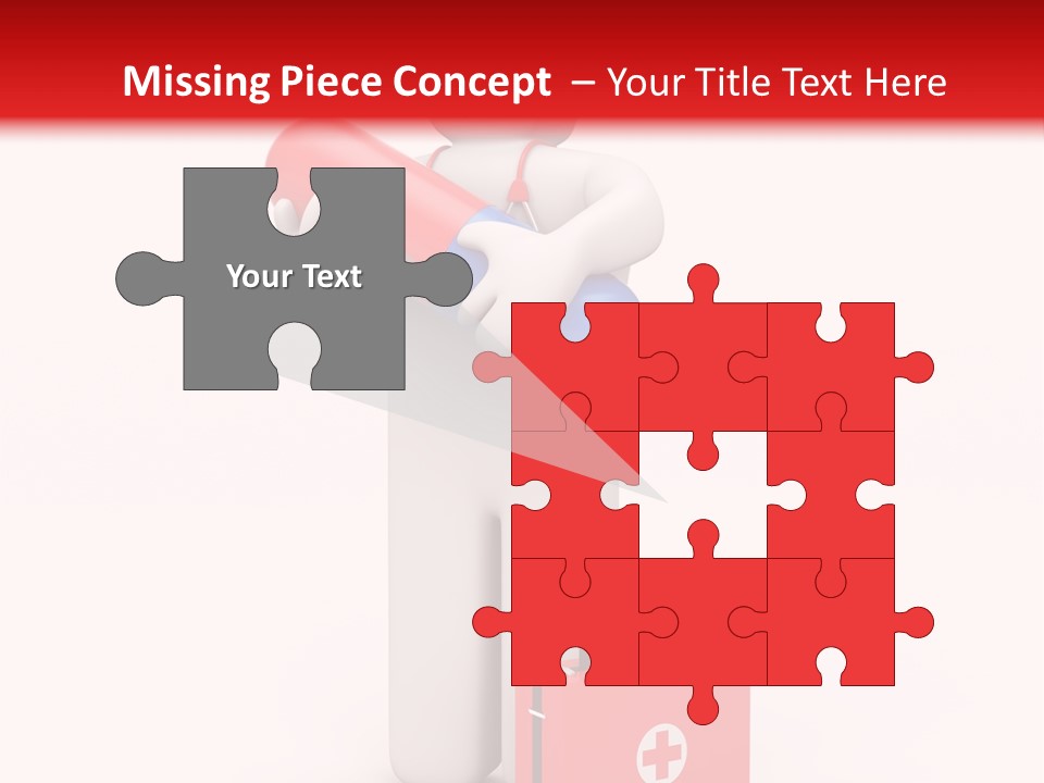 Paramedic Headache Isolated PowerPoint Template