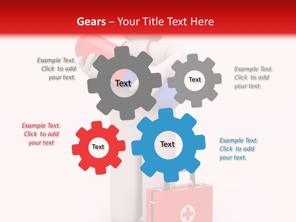 Paramedic Headache Isolated PowerPoint Template