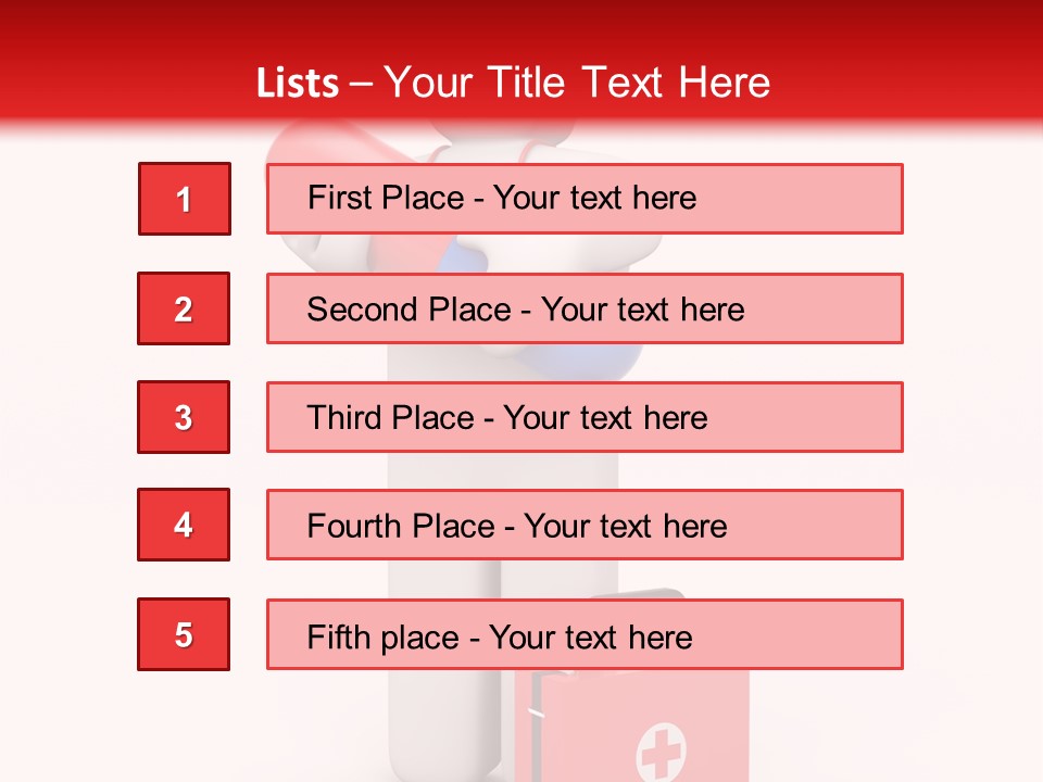 Paramedic Headache Isolated PowerPoint Template