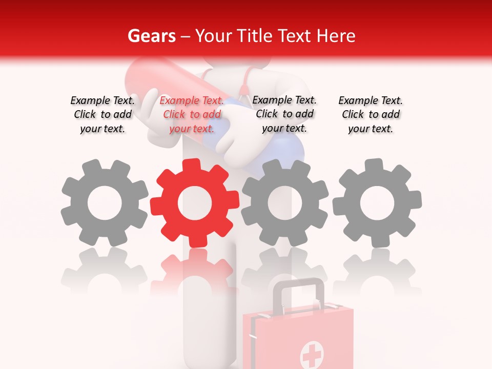 Paramedic Headache Isolated PowerPoint Template