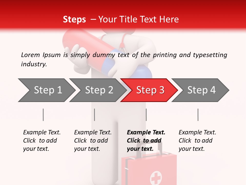 Paramedic Headache Isolated PowerPoint Template