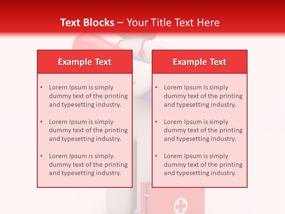 Paramedic Headache Isolated PowerPoint Template