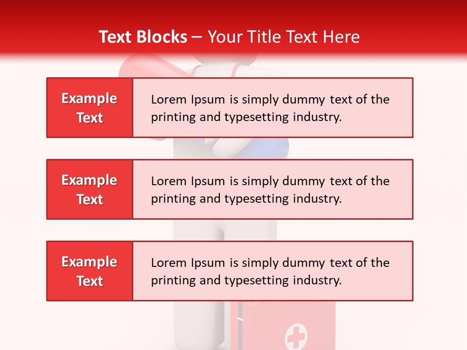 Paramedic Headache Isolated PowerPoint Template