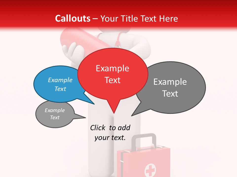 Paramedic Headache Isolated PowerPoint Template