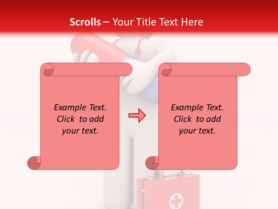 Paramedic Headache Isolated PowerPoint Template