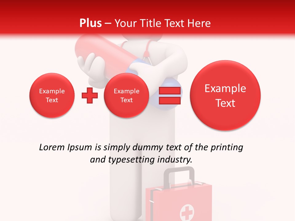 Paramedic Headache Isolated PowerPoint Template
