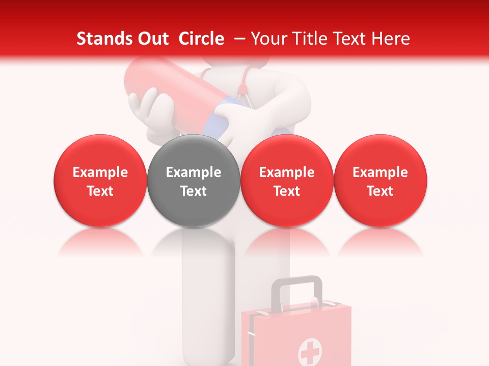 Paramedic Headache Isolated PowerPoint Template