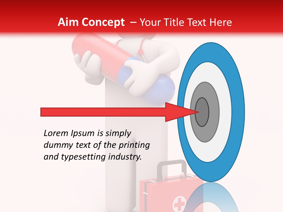 Paramedic Headache Isolated PowerPoint Template