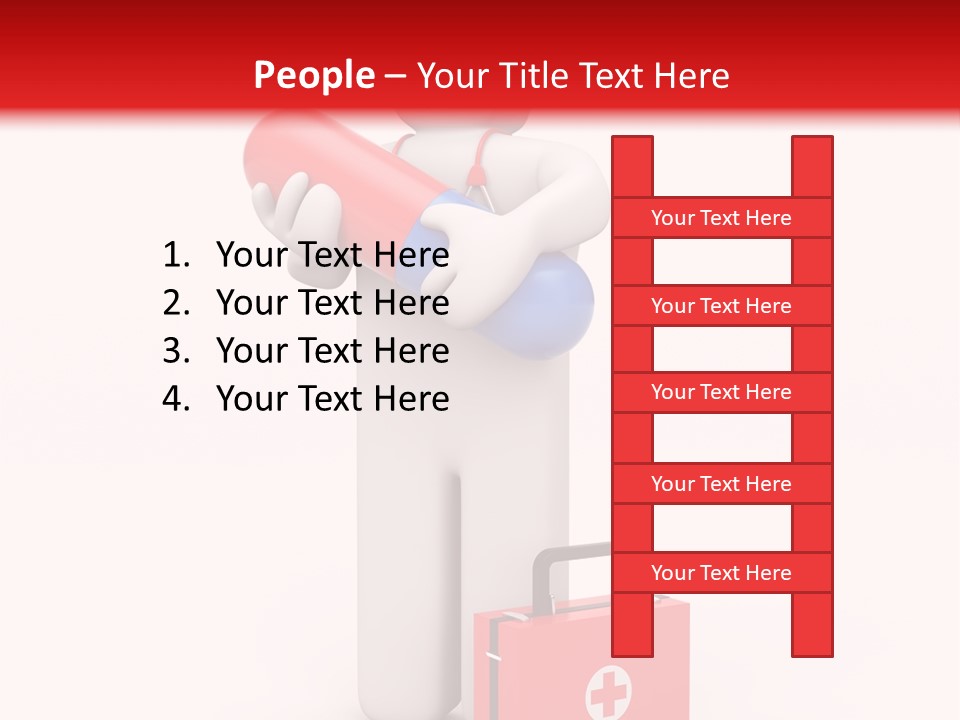 Paramedic Headache Isolated PowerPoint Template