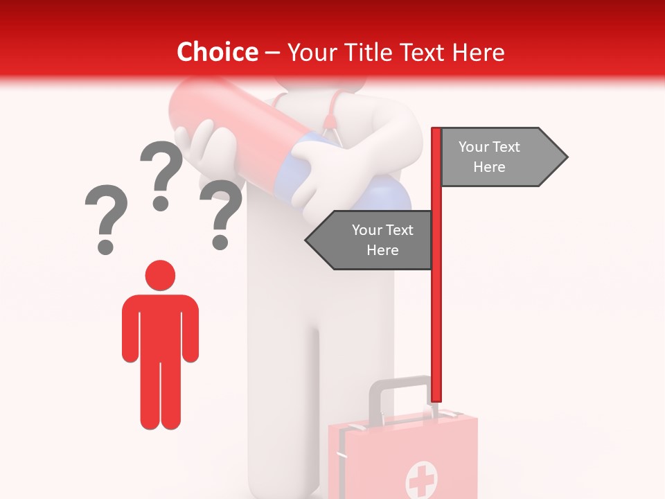 Paramedic Headache Isolated PowerPoint Template