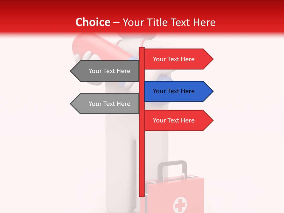 Paramedic Headache Isolated PowerPoint Template