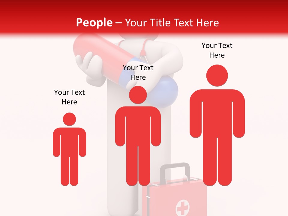 Paramedic Headache Isolated PowerPoint Template