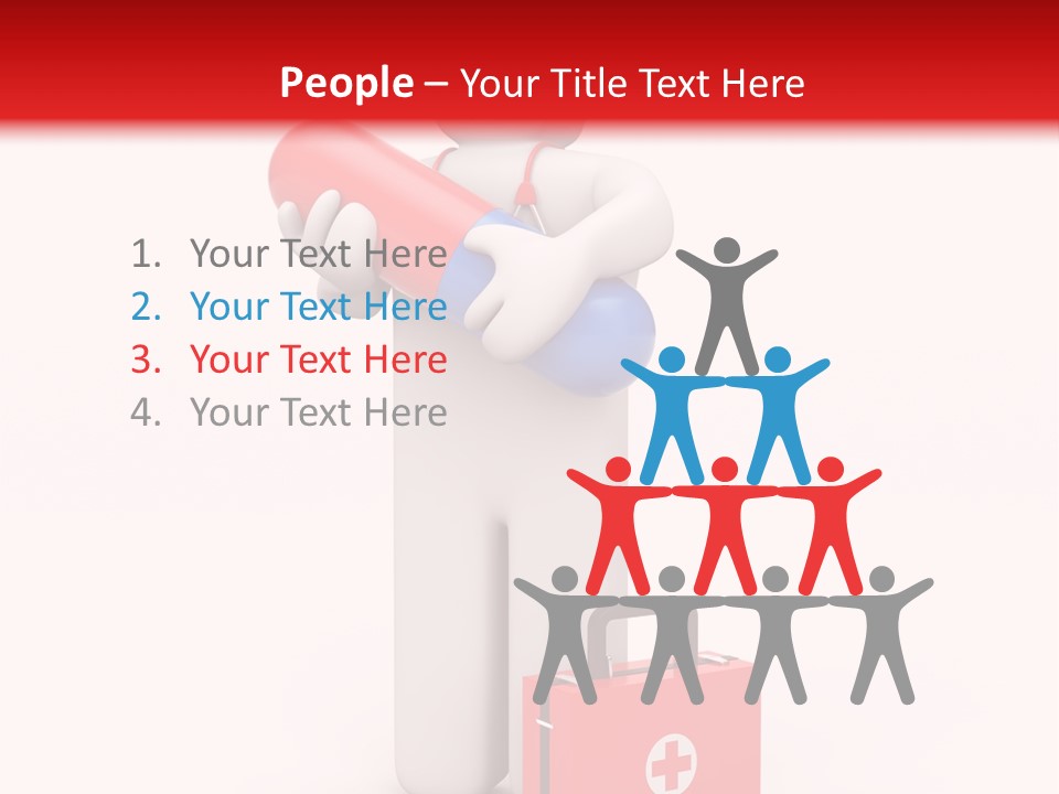 Paramedic Headache Isolated PowerPoint Template