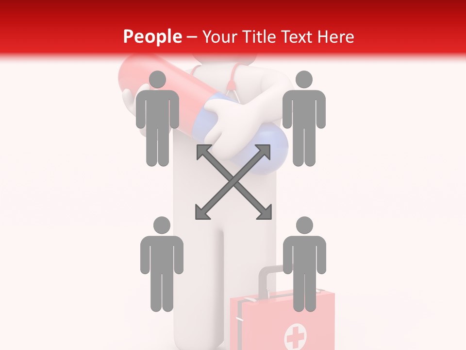 Paramedic Headache Isolated PowerPoint Template