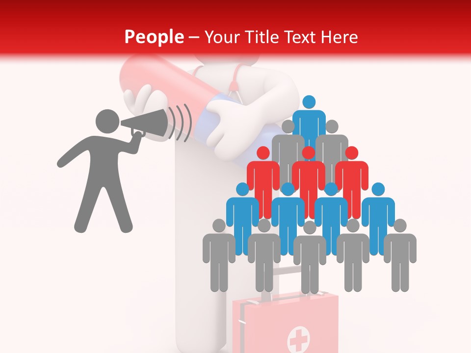 Paramedic Headache Isolated PowerPoint Template