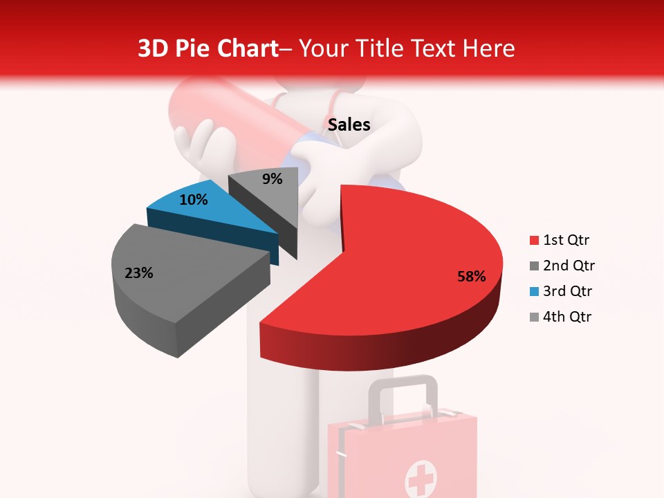 Paramedic Headache Isolated PowerPoint Template