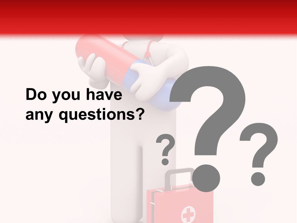 Paramedic Headache Isolated PowerPoint Template