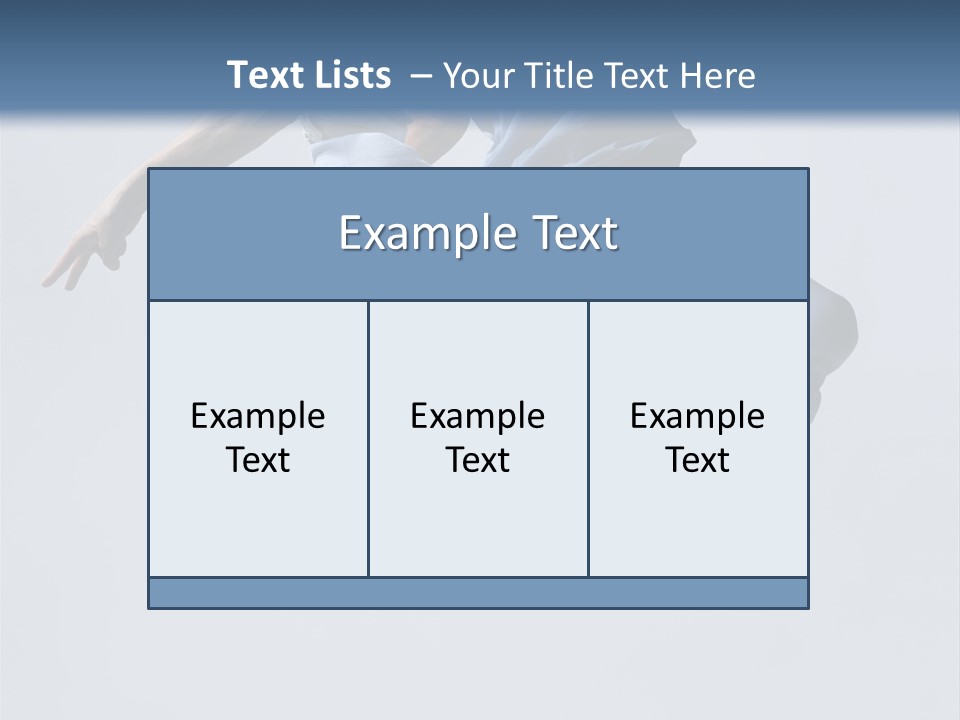 A Man Is Jumping In The Air With His Feet In The Air PowerPoint Template