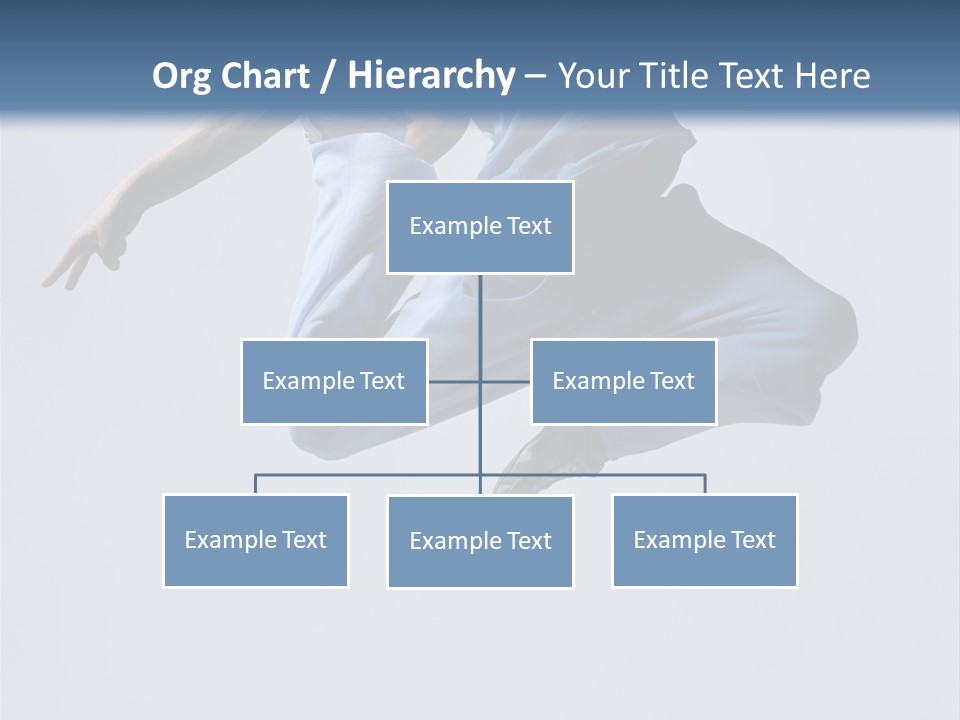 A Man Is Jumping In The Air With His Feet In The Air PowerPoint Template