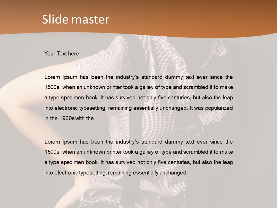 Girl Vogue Skin PowerPoint Template