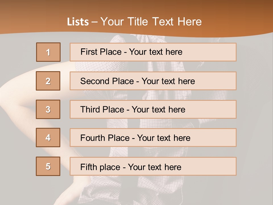 Girl Vogue Skin PowerPoint Template