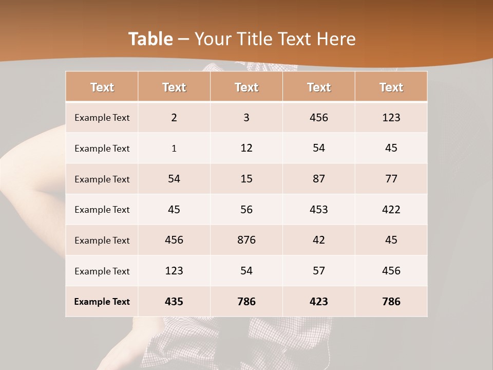 Girl Vogue Skin PowerPoint Template