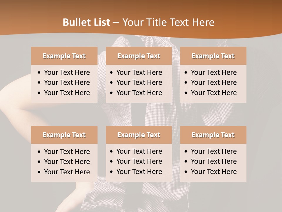 Girl Vogue Skin PowerPoint Template