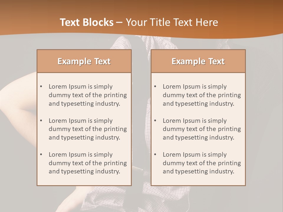 Girl Vogue Skin PowerPoint Template