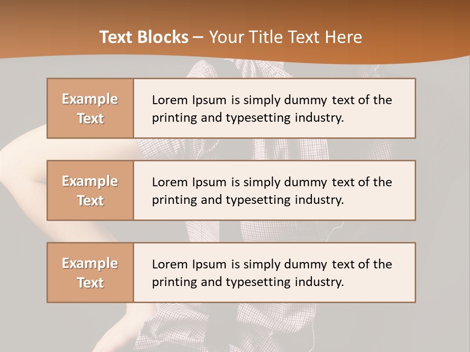 Girl Vogue Skin PowerPoint Template