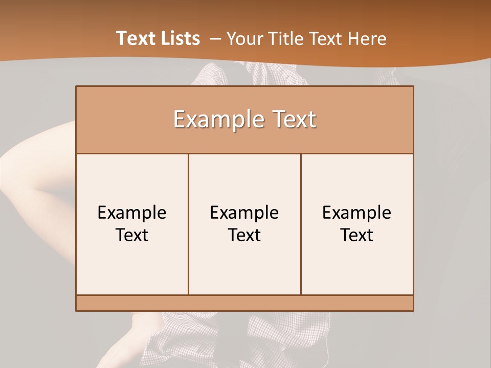 Girl Vogue Skin PowerPoint Template