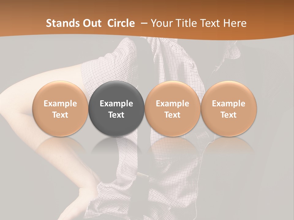 Girl Vogue Skin PowerPoint Template