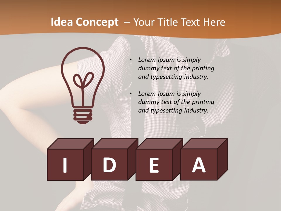 Girl Vogue Skin PowerPoint Template