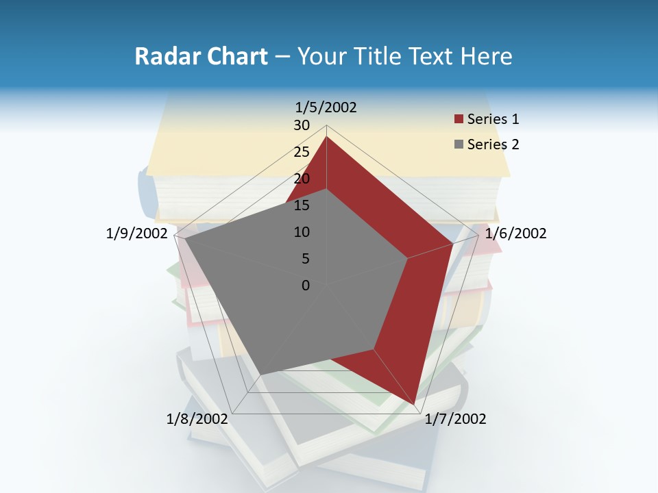 A Stack Of Books Powerpoint Presentation Template PowerPoint Template