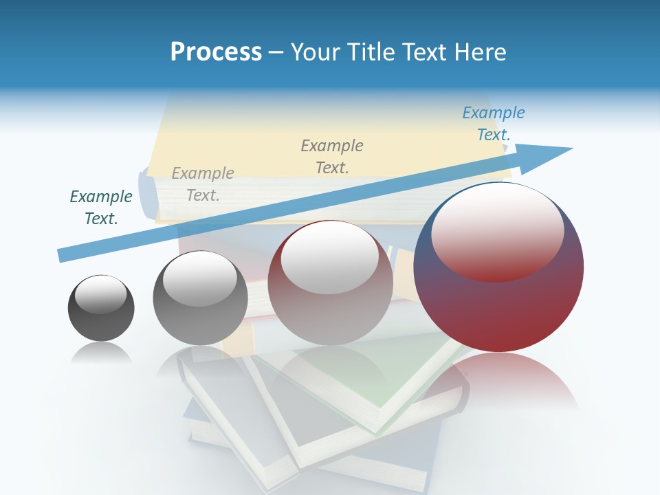 A Stack Of Books Powerpoint Presentation Template PowerPoint Template