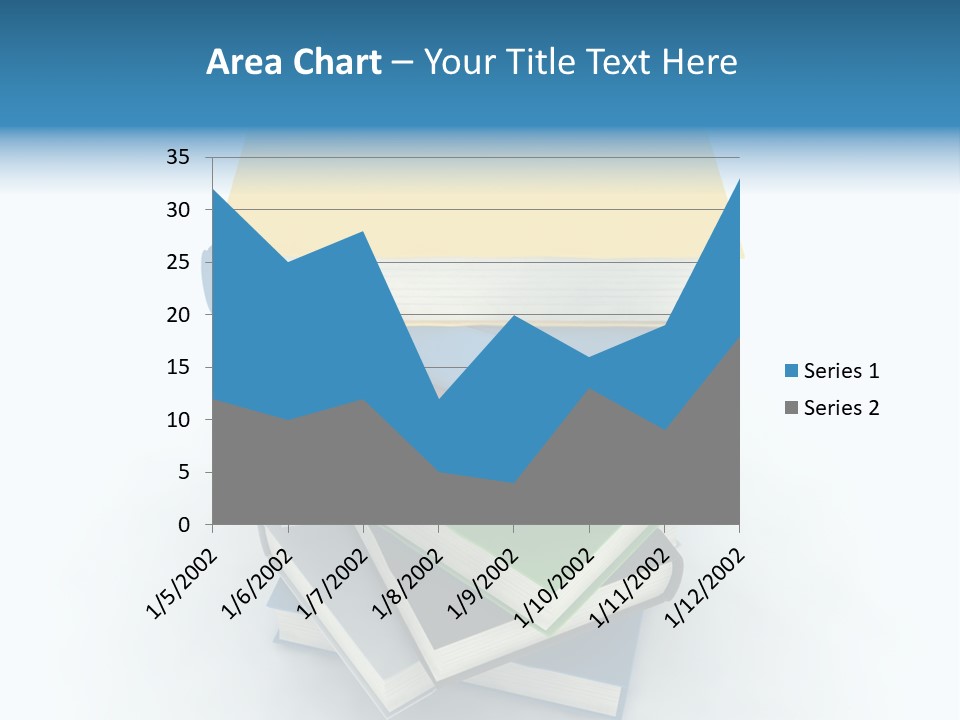 A Stack Of Books Powerpoint Presentation Template PowerPoint Template