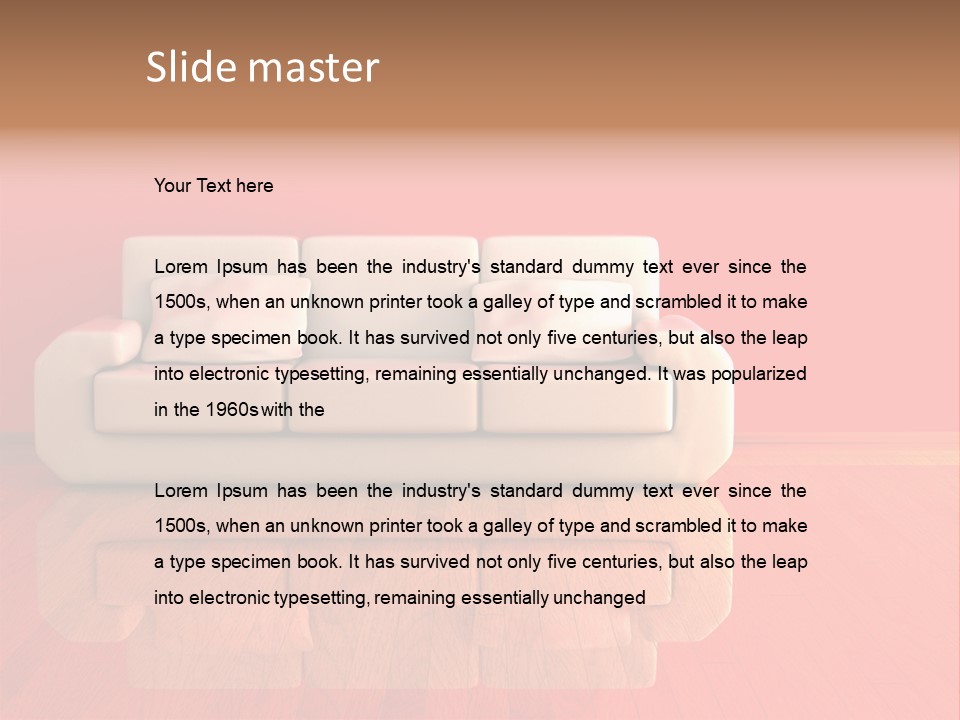 Beautiful Relax Home PowerPoint Template