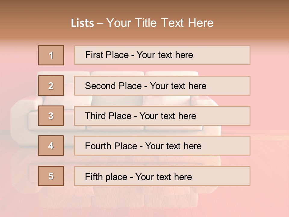 Beautiful Relax Home PowerPoint Template