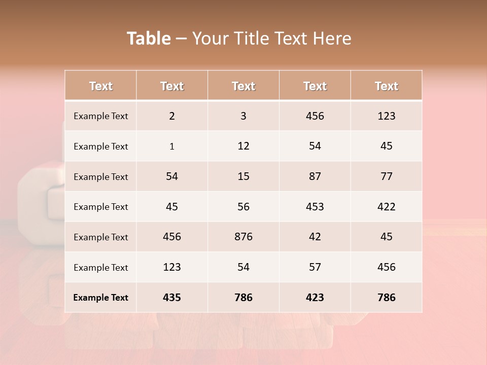 Beautiful Relax Home PowerPoint Template