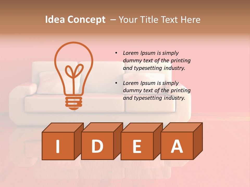 Beautiful Relax Home PowerPoint Template