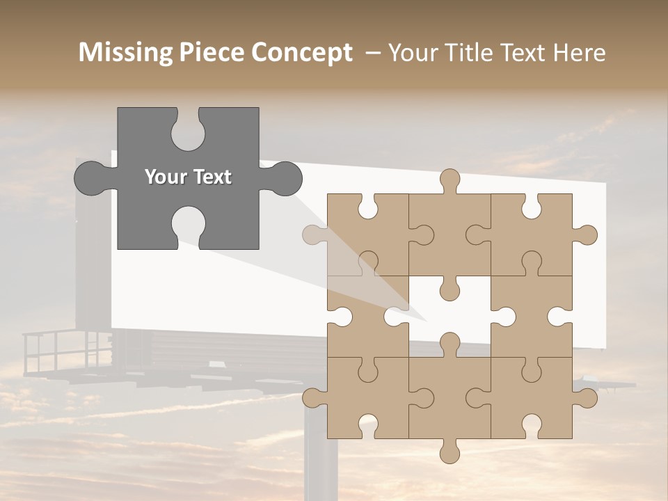 Sign City Advert PowerPoint Template