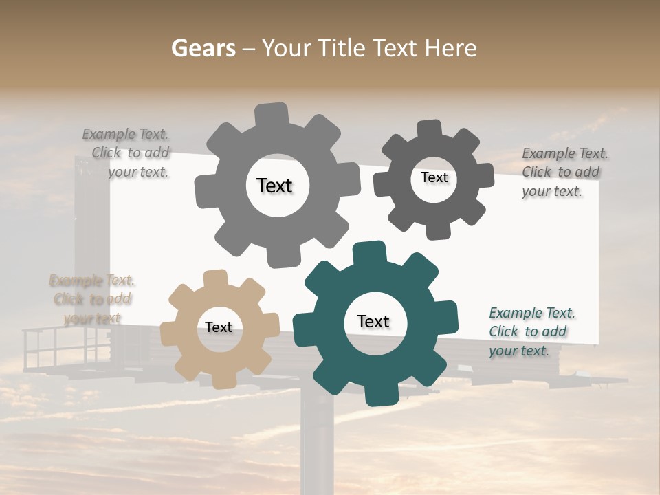 Sign City Advert PowerPoint Template